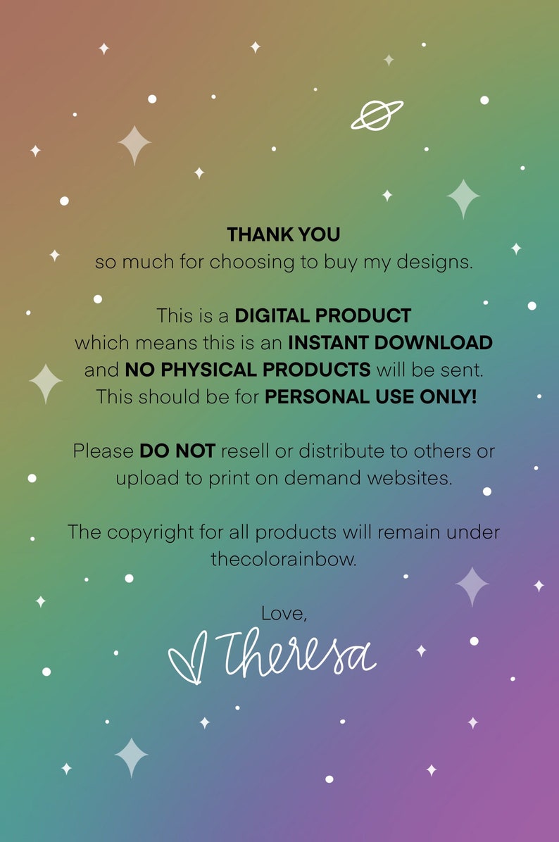 Printable You're a Gem Digital Download Stickers image 5