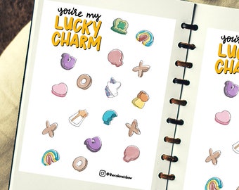 Printable “You’re my Lucky Charm”- Digital Download Stickers