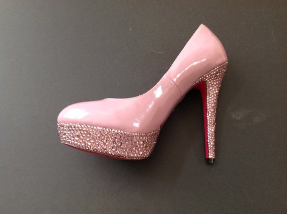 Blinged out heels Clearance