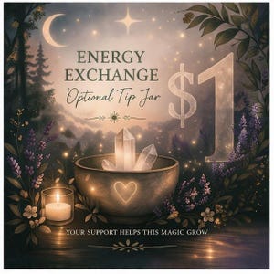 Energie-uitwisseling: één (1) dollar | Optionele pot met fooi | Ondersteuning van kleine bedrijven | Digitale download, bedankje