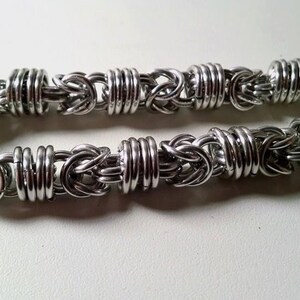 Byzantine Orbit Chain Weave Chainmaille Bracelet