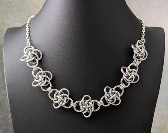 Chunky Persephone Weave Chainmaille Necklace