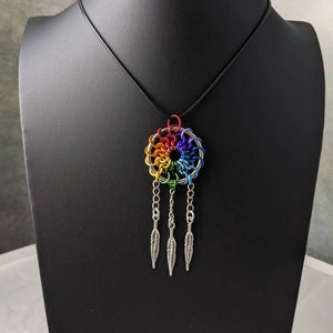 Collar Chainmaille Dreamcatcher