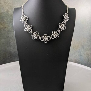 Chunky Persephone Weave Chainmaille Necklace image 2