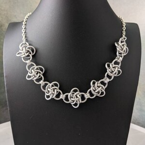 Chunky Persephone Weave Chainmaille Necklace image 3