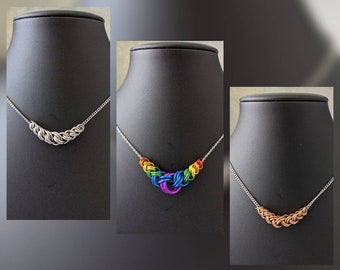 Slider Weave Chainmaille Necklace