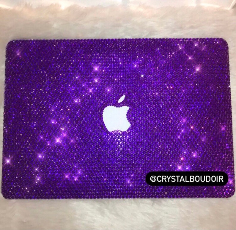Custom Crystal Bling Laptop Cases Many Colours Glitter Etsy