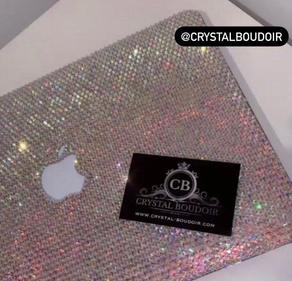 Custom Crystal Bling Laptop Cases Many Colours Glitter Etsy