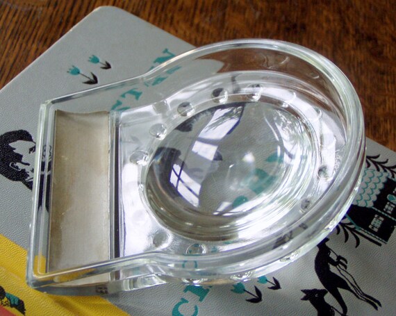 Magnifying Glass Paper Weight Reader American Mirror Plate Co St Joseph Mo Advertising Collectible