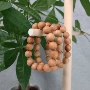 12mm Natural Cedar Wood Aromatherapy Diffuser Bracelets