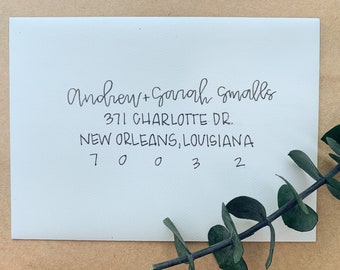 Modern Wedding Invitation Addressing | Calligraphy Envelope | Invites | Formal Invitations | Handwritten Envelope |