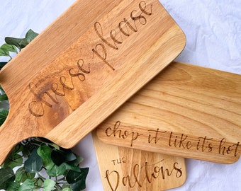 Woodburned Cutting Board | Wooden Cutting Board | Kitchen Decor | Cheese Board | Custom Cutting Board | Charcuterie Board | Baking Puns |