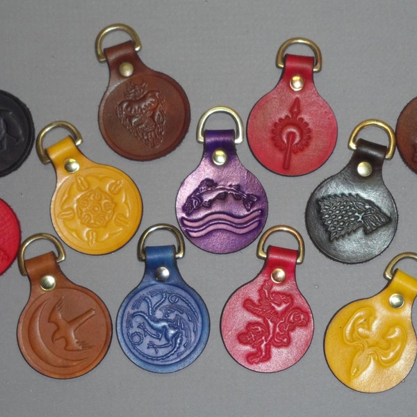 game of thrones sigil key fobs