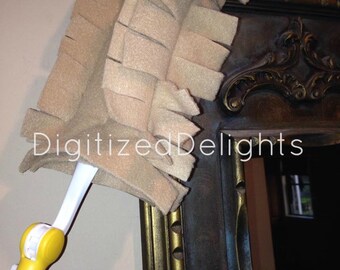 House Duster In The Hoop Embroidery Design for Replacing Throw Away Pads