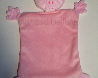 Pig Animal Blanket ITH Embroidery Design with PDF Tutorial