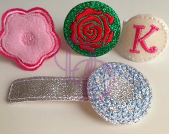 Ring Tabs Embroidery Machine In The Hoop Design
