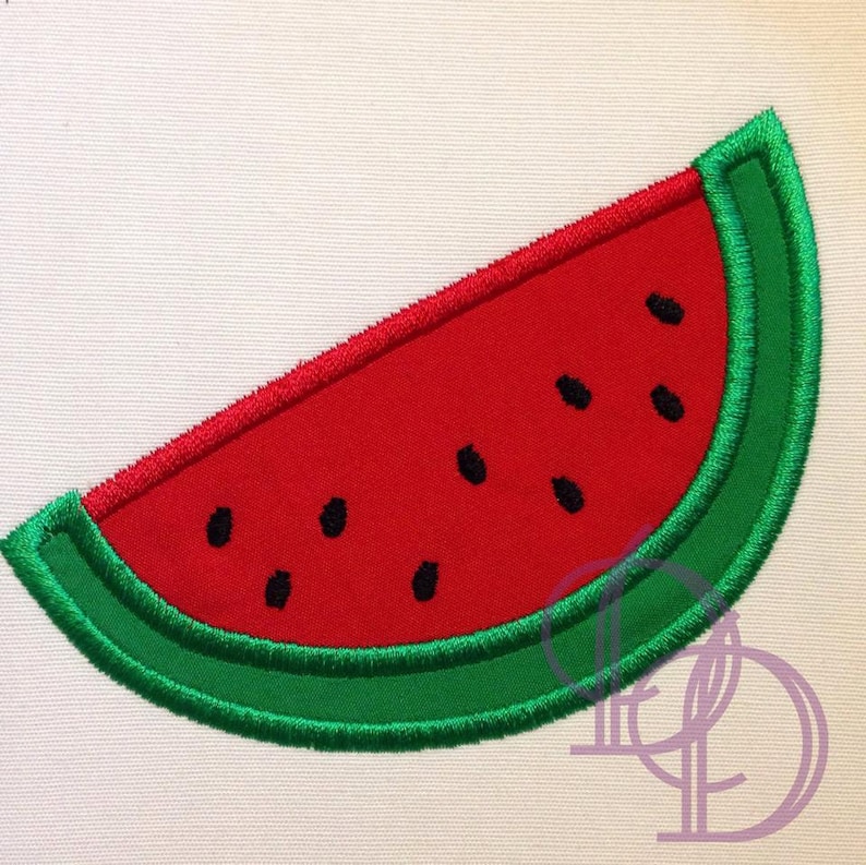 Split Watermelon Frame Embroidery Split Watermelon Frame Embroidery