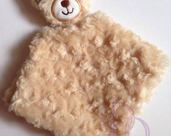 New Bear Animal Blanket ITH Embroidery Design with PDF Tutorial