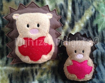 ITH Embroidery Machine Hedgehog Girl Boy Stuffie Softie Digital Instant Download PDF Tutorial