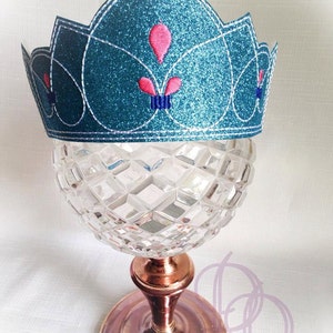 Basic Decorative Tiara Crown Embroidery Design In The Hoop Instant Download