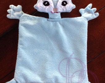 Fox Animal Blanket ITH Embroidery Design with PDF Tutorial