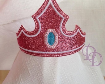 Beautiful Princess Gem Crown Embroidery ITH Design PDF Tutorial