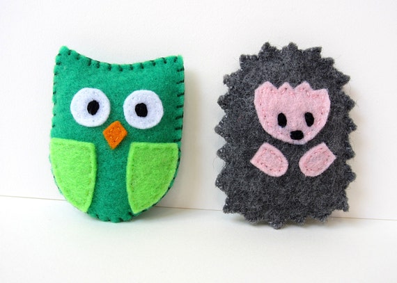 Hedgehog Owl Pillow Sewing Pattern Pdf Kawaii Tutorial With Etsy