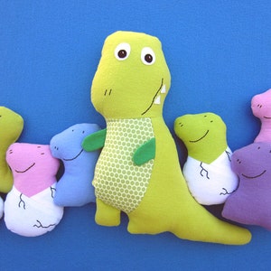 Tony T-rex Pattern DIY Stuffed Dinosaur Toy and Baby Dinosaur - Etsy