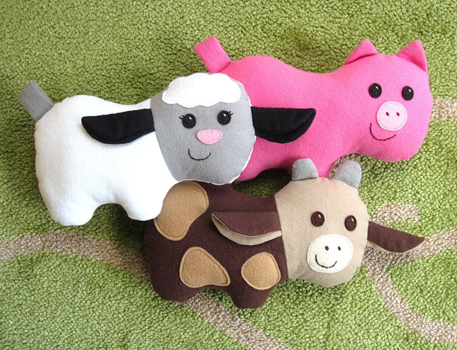 barnyard stuffed animals