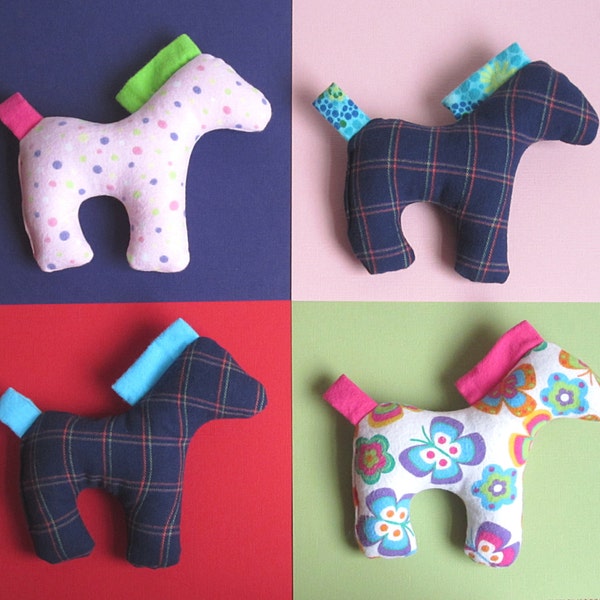 Dixie the Horse Pattern - PDF Sewing Pattern for Stuffed Horse Toy w/ Blanket Safe Toy Pony for Baby all Kids