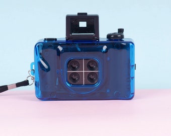 Blue Action Cam: Lomography 35mm Point and Shoot Film Camera
