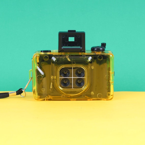Yellow 35mm Film Camera: 4 Lens Action Cam - Lomography