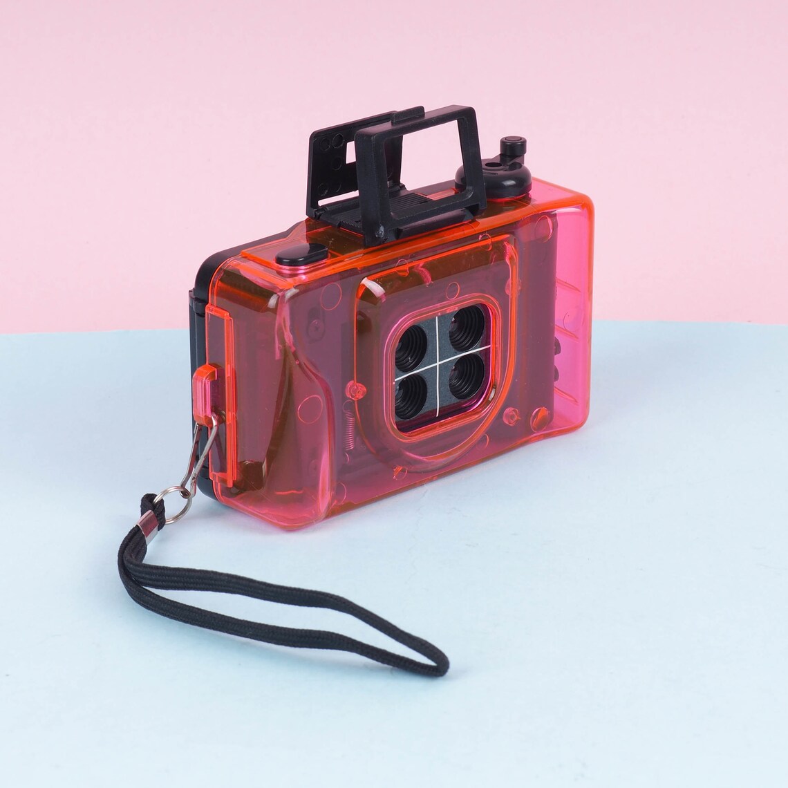 New Pink 35mm Film Camera: Action Cam with 4 Lenses, foto 2 di 5