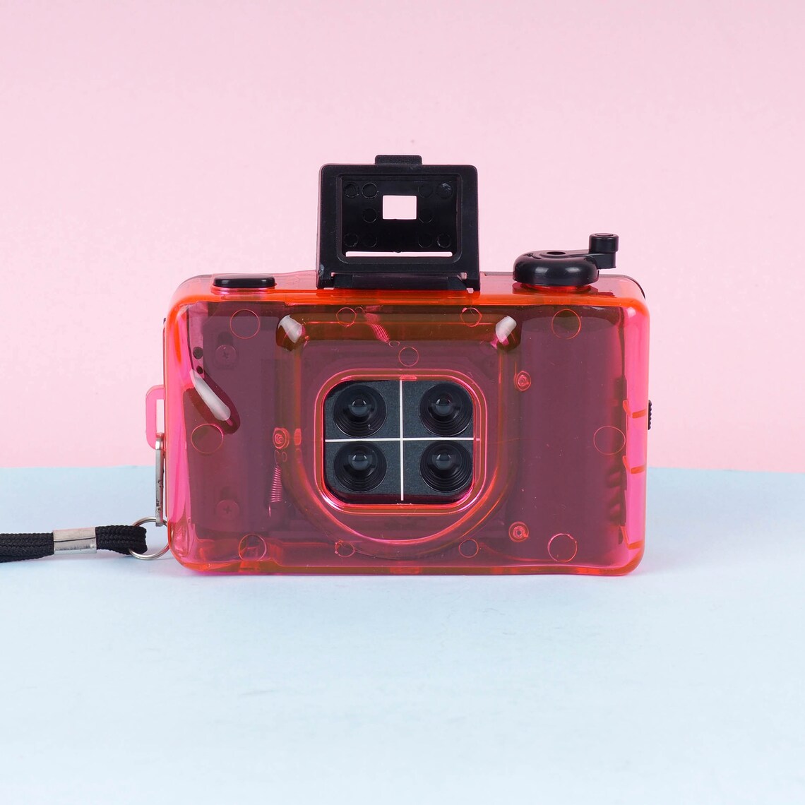 New Pink 35mm Film Camera: Action Cam with 4 Lenses, foto 1 di 5