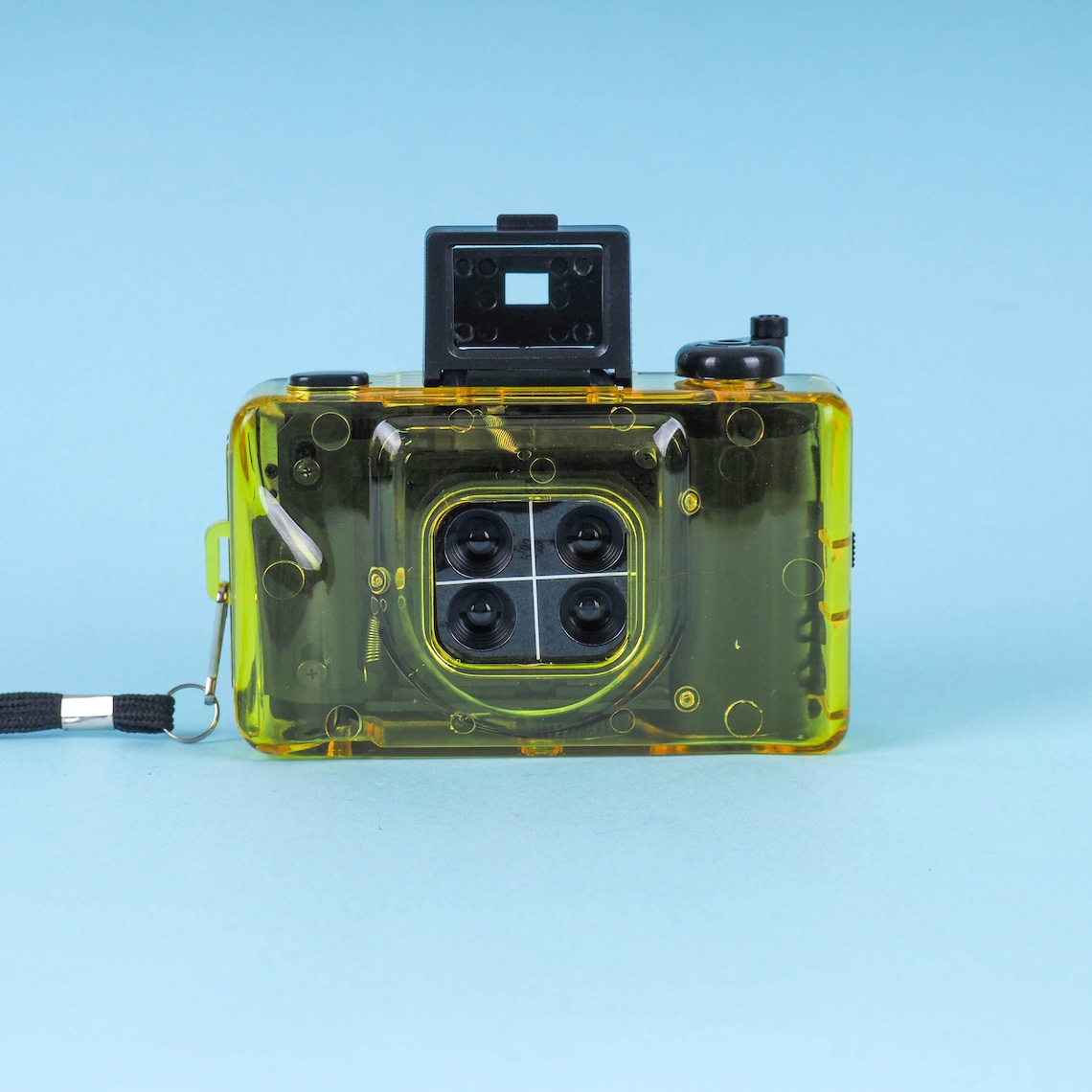 New Yellow 35mm Action Sampler Camera: Lomography 4-Lens Point & Shoot, foto 3 di 5