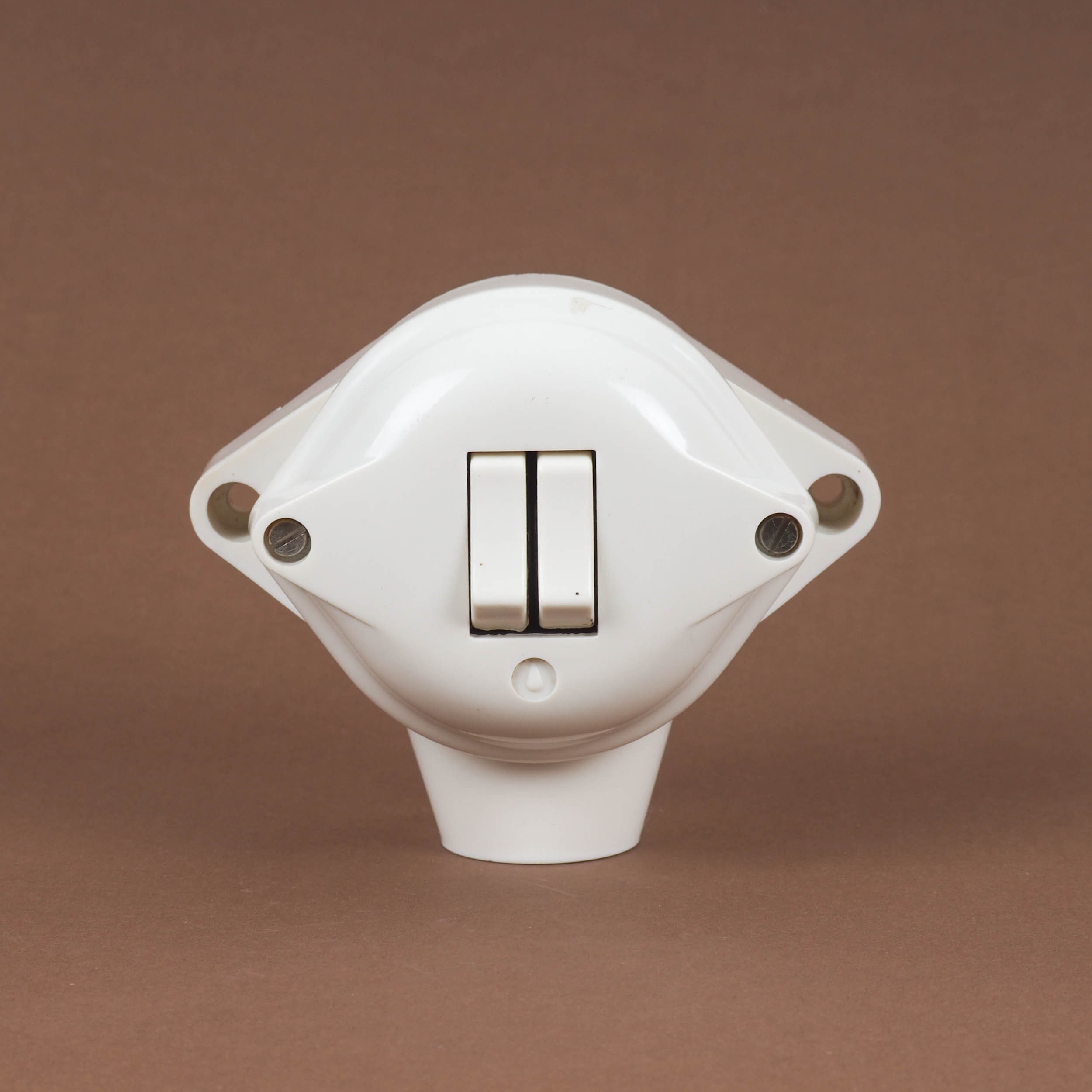 Vintage bakelite double switch for electric installation. Etsy