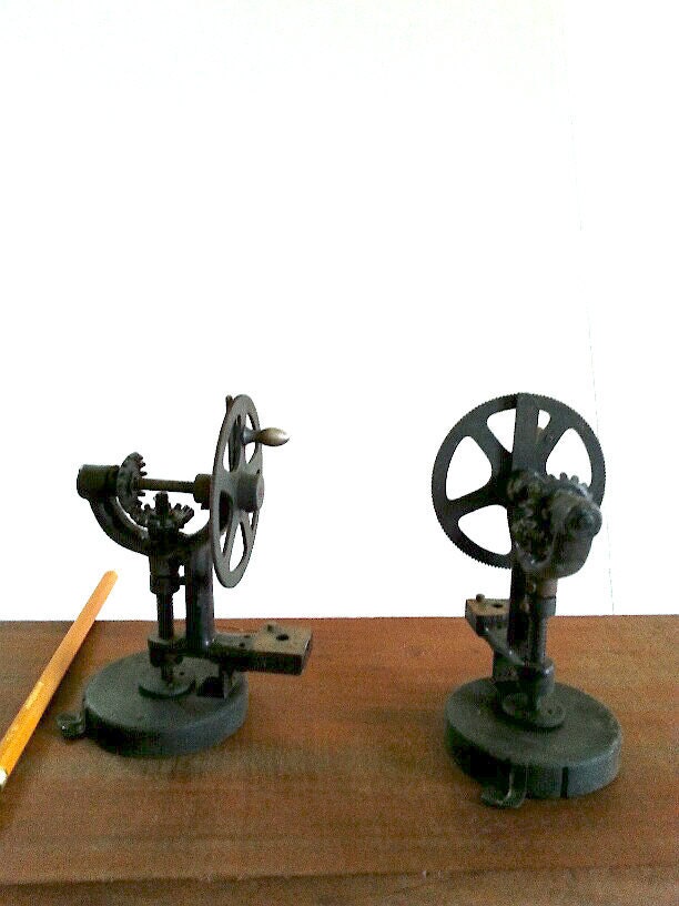 Hand crank Steampunk mechanism Iron gear from Antique Printing Etsy