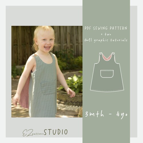 infant a line dress pattern Easy Baby Dress Sewing Pattern