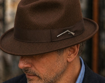 Pewter Pins for Men and Women...Shotgun or Shooter with Tie-Tack Back