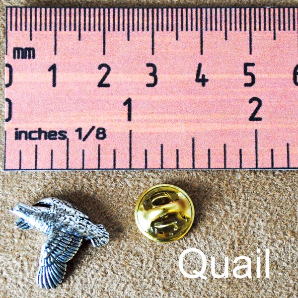 Quail Pin Etsy