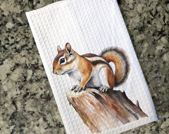 Waffle Towel - Chipmunk