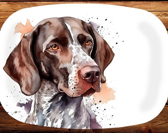 Melamine Platter, Whitetail Deer, Hunting Dog, Choose Breed