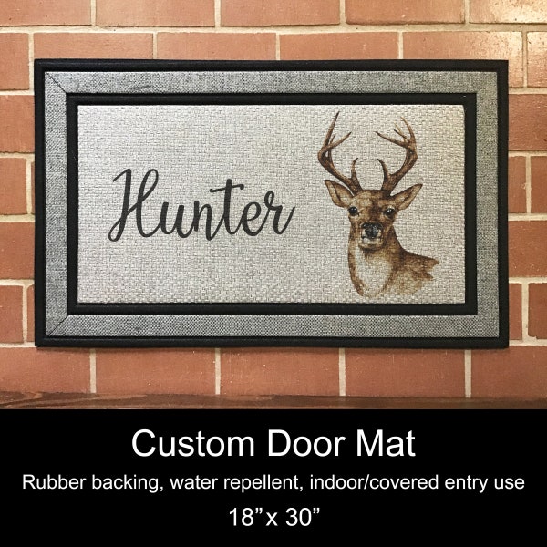 Whitetail Deer Rug Etsy
