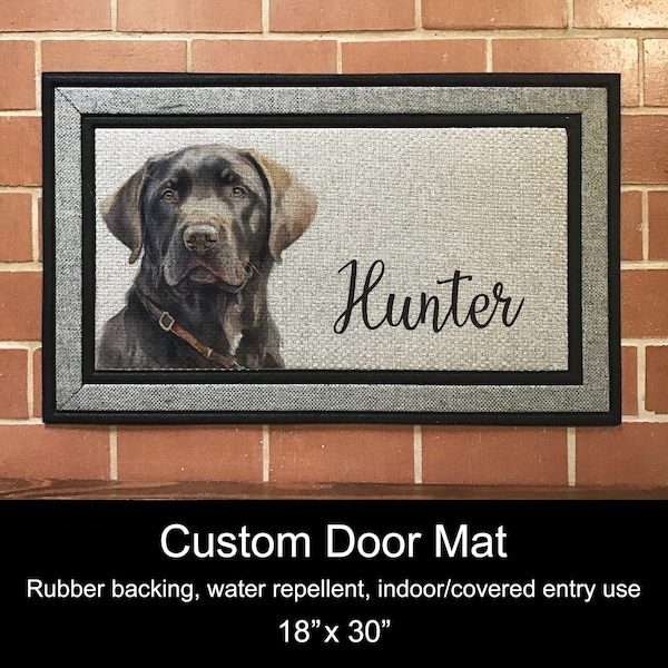 Black Labrador Retriever Rugs Etsy