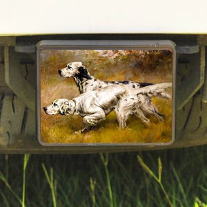 License Tag and/or Trailer Hitch Cover, Setters