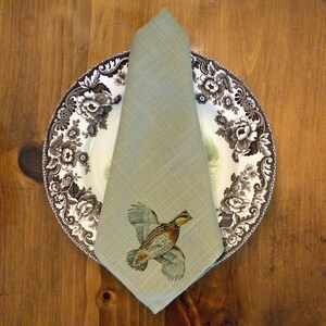 NEW Belize Collection Napkins, Bobwhite Quail