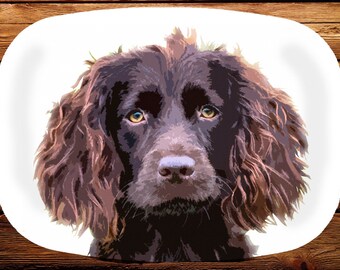 Melamine Platter, Boykin Spaniel