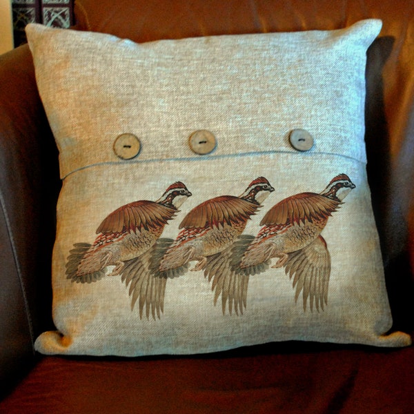 Quail Pillow Etsy