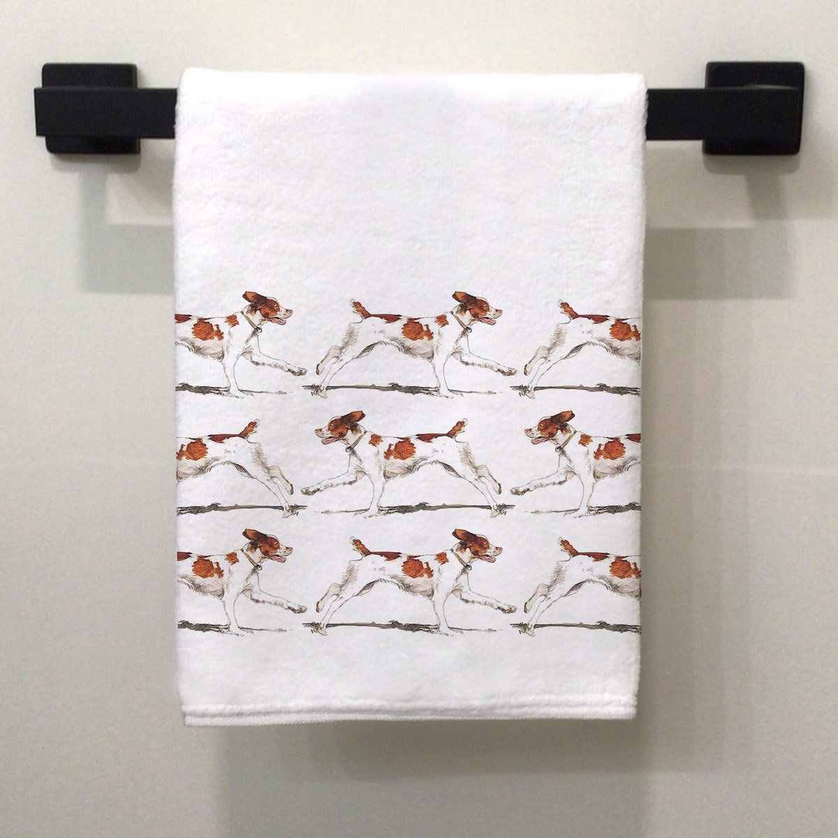 Hand/kitchen/bar Towel - Brittany Spaniels - Etsy