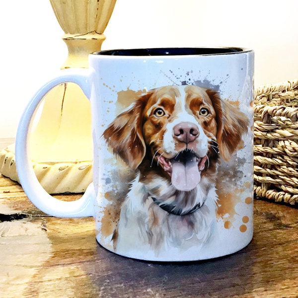 Brittany Spaniel Ceramic Mug - FREE SHIPPING